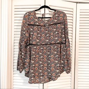 Floral Fall Blouse